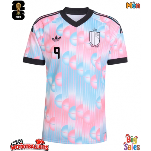 Belgium Romelu Lukaku #9 Replica Away Stadium Shirt World Cup 2026 Short Sleeve